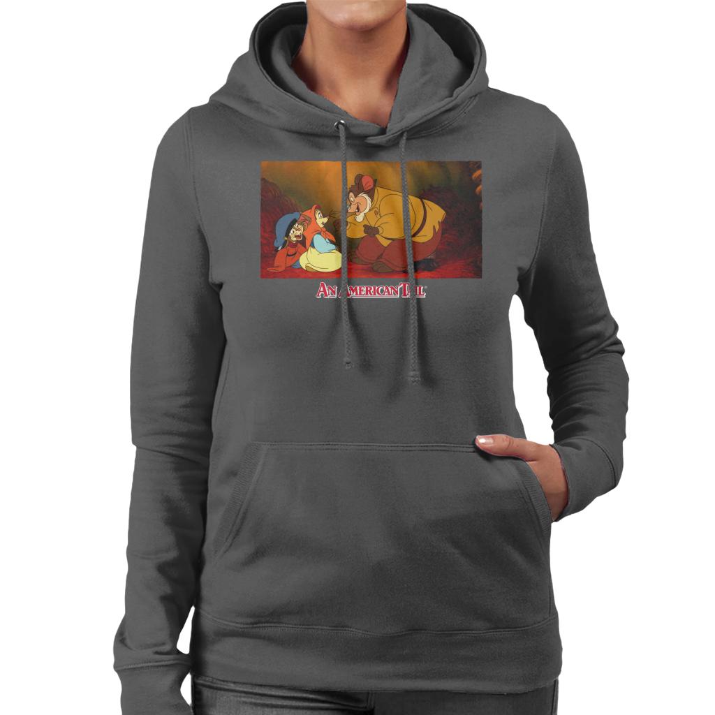 An American Tail Papa Talking To Tanya Women's Hooded Sweatshirt-ALL + EVERY