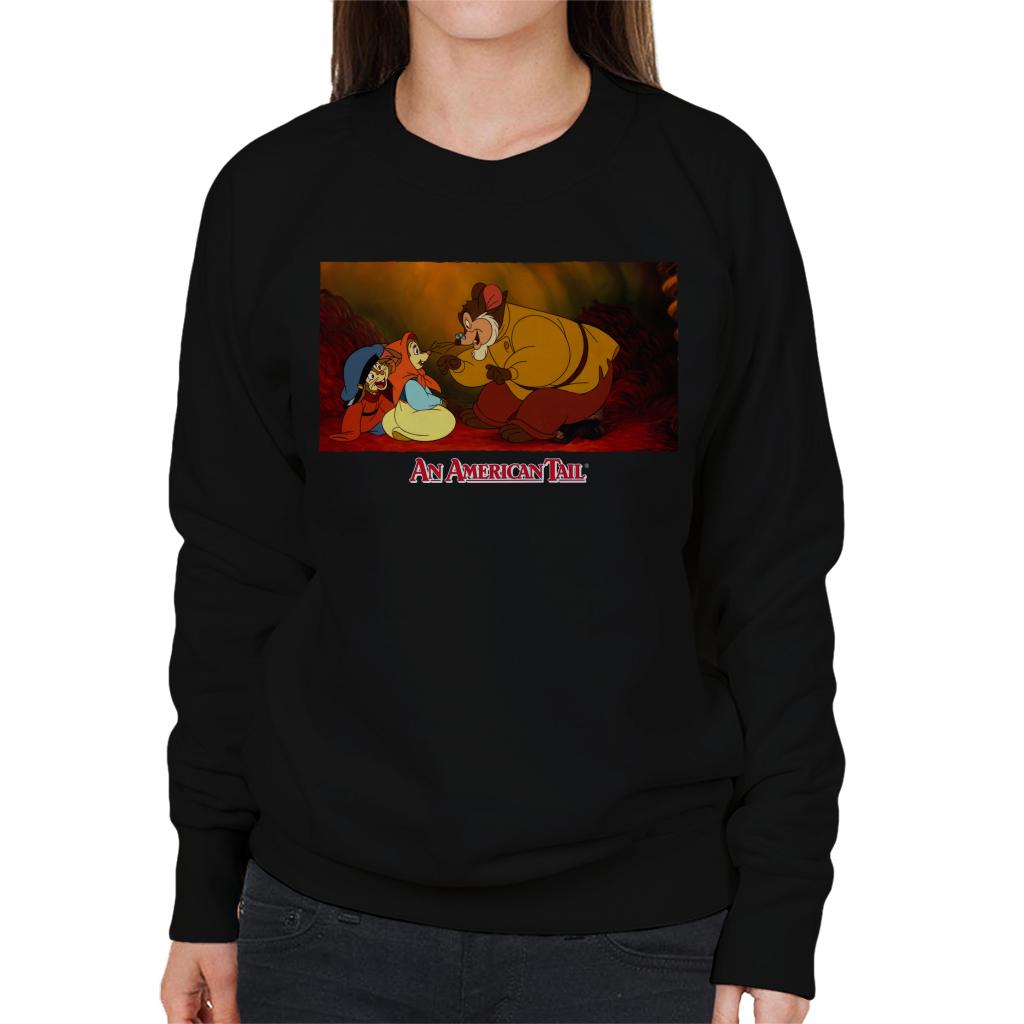 An American Tail Papa Talking To Tanya Women's Sweatshirt-ALL + EVERY