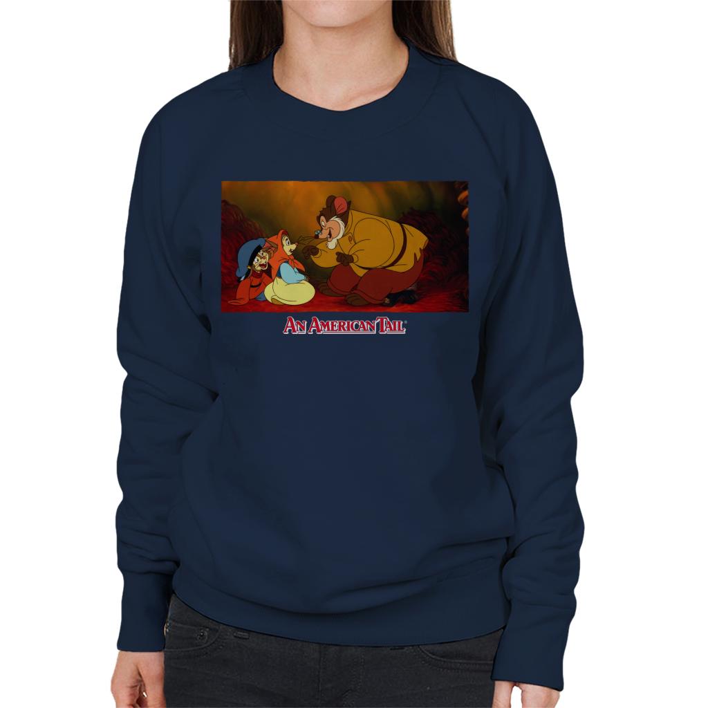 An American Tail Papa Talking To Tanya Women's Sweatshirt-ALL + EVERY