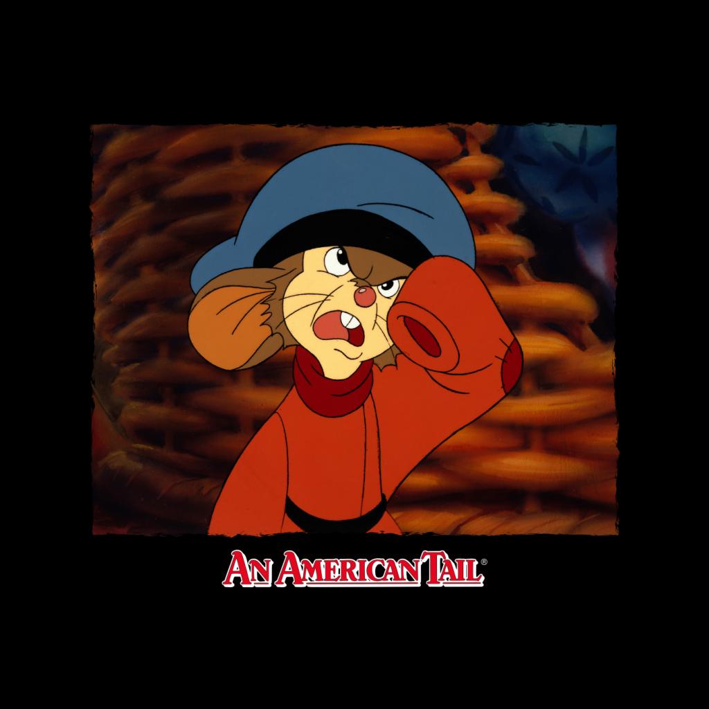 An American Tail Fievel Angry Men's T-Shirt-ALL + EVERY