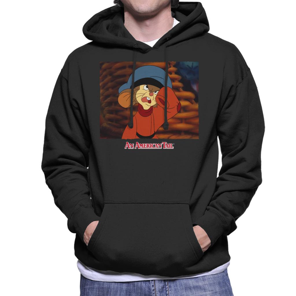 An American Tail Fievel Angry Men's Hooded Sweatshirt-ALL + EVERY