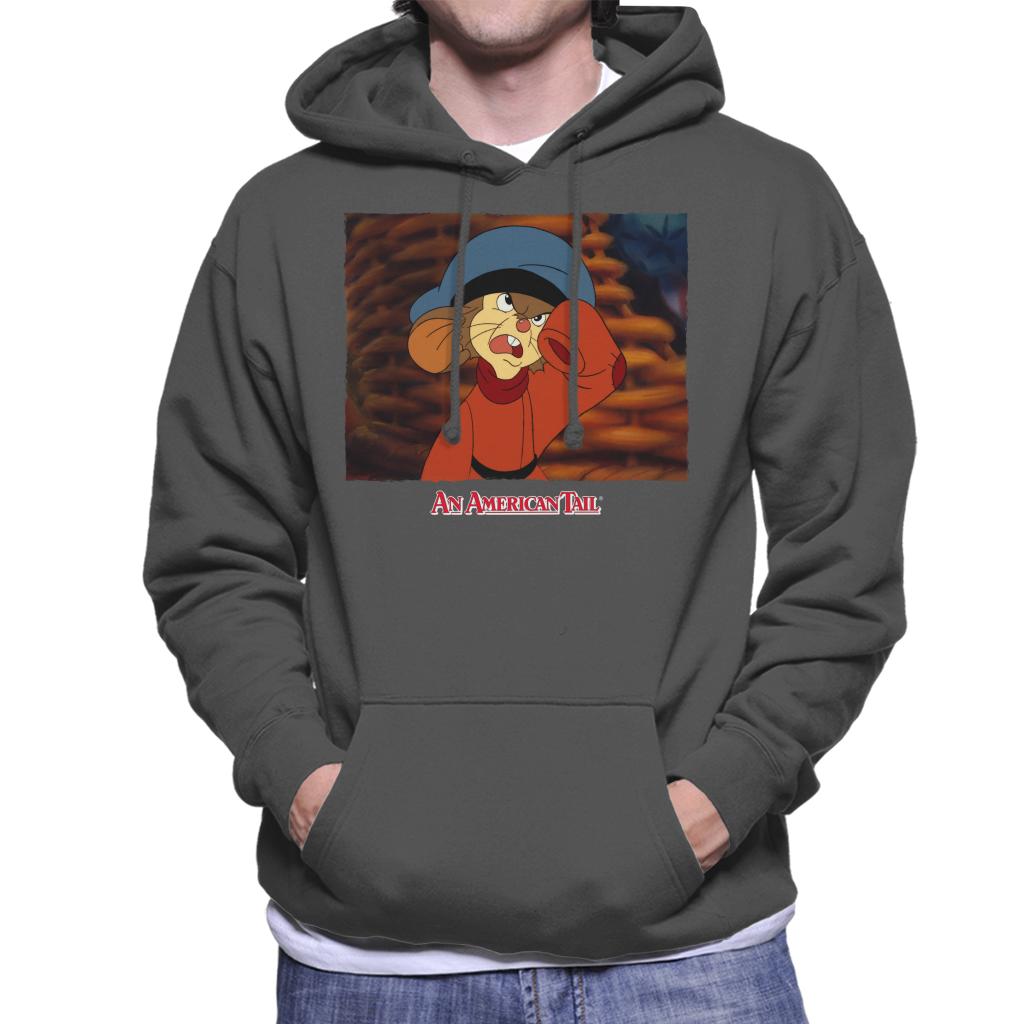 An American Tail Fievel Angry Men's Hooded Sweatshirt-ALL + EVERY