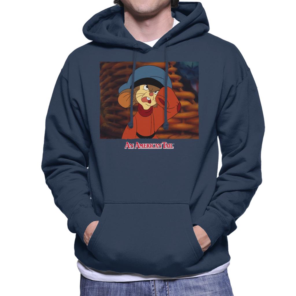 An American Tail Fievel Angry Men's Hooded Sweatshirt-ALL + EVERY