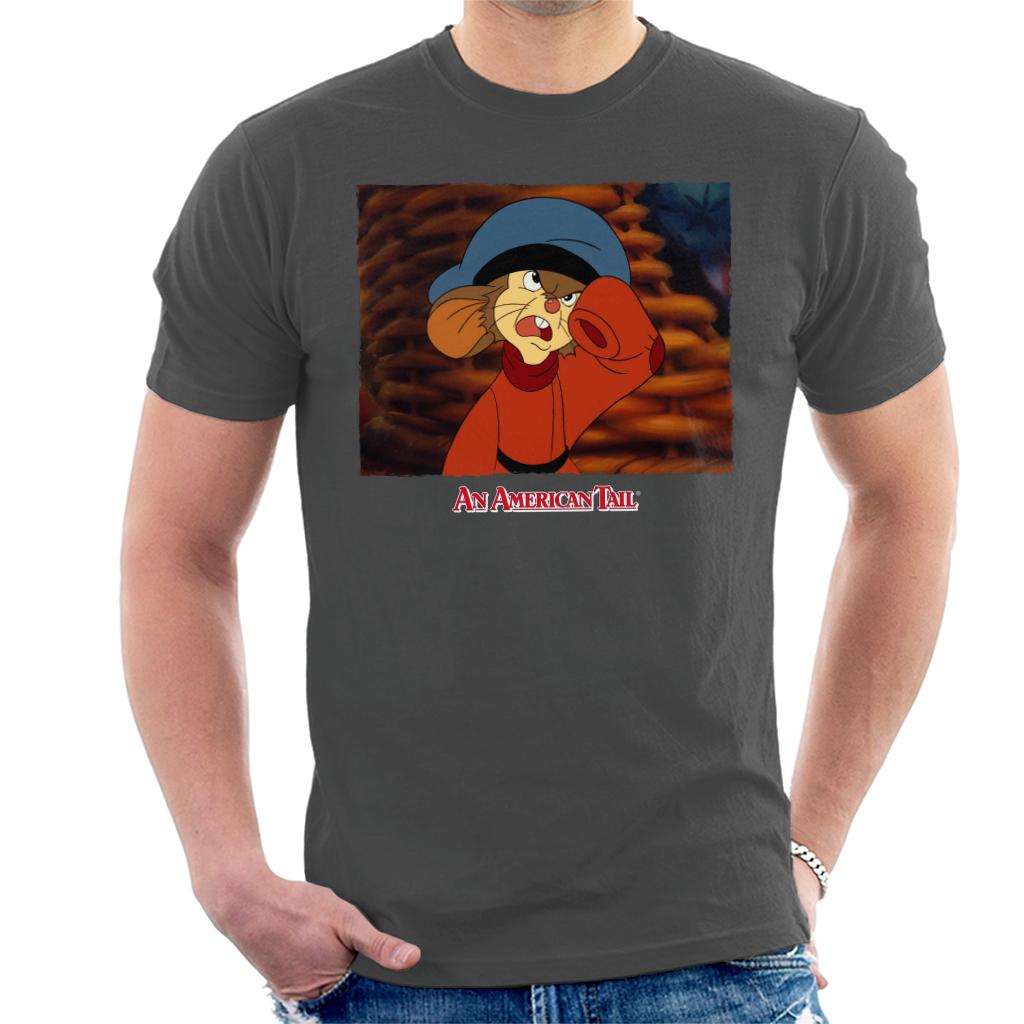 An American Tail Fievel Angry Men's T-Shirt-ALL + EVERY