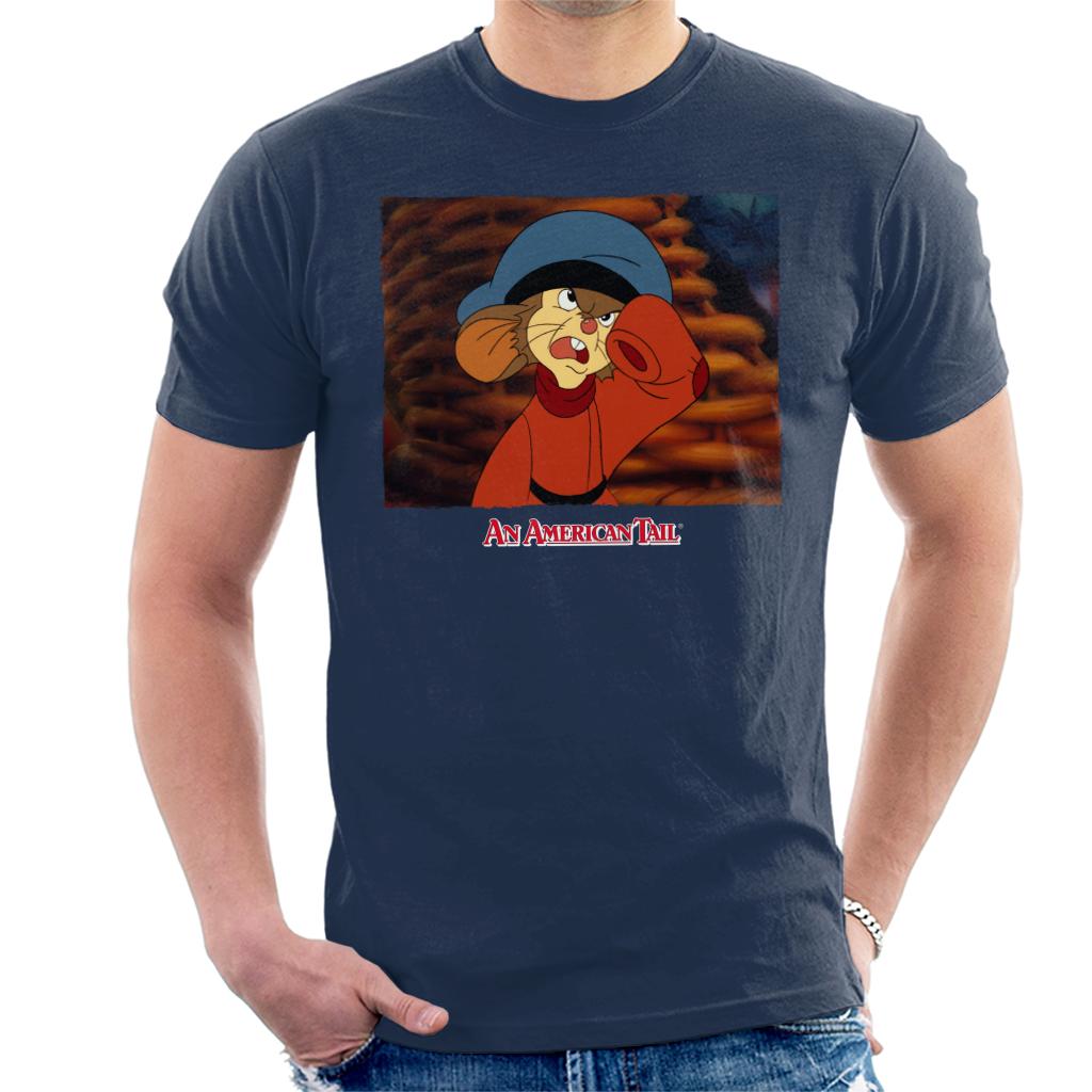 An American Tail Fievel Angry Men's T-Shirt-ALL + EVERY