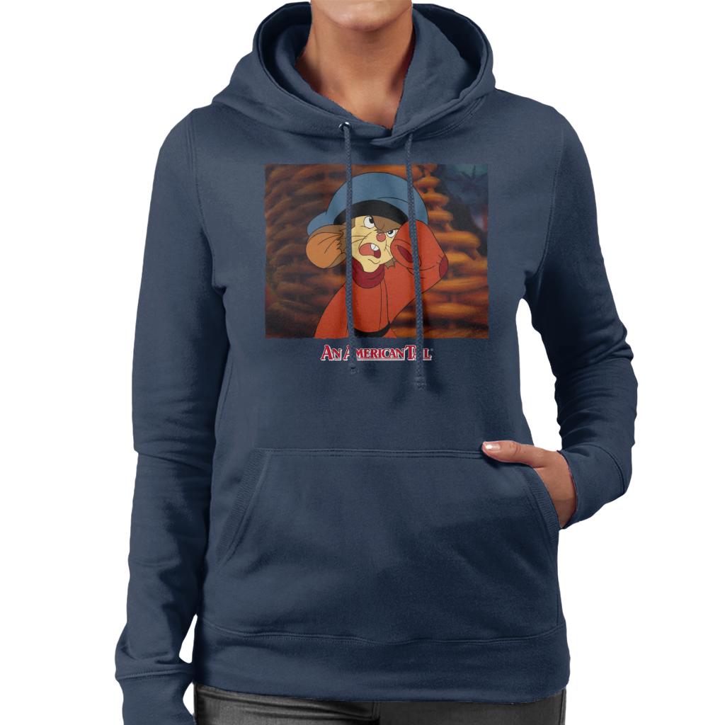 An American Tail Fievel Angry Women's Hooded Sweatshirt-ALL + EVERY