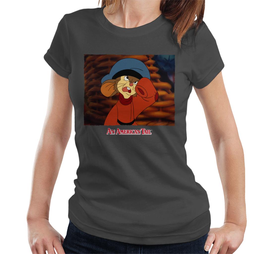 An American Tail Fievel Angry Women's T-Shirt-ALL + EVERY