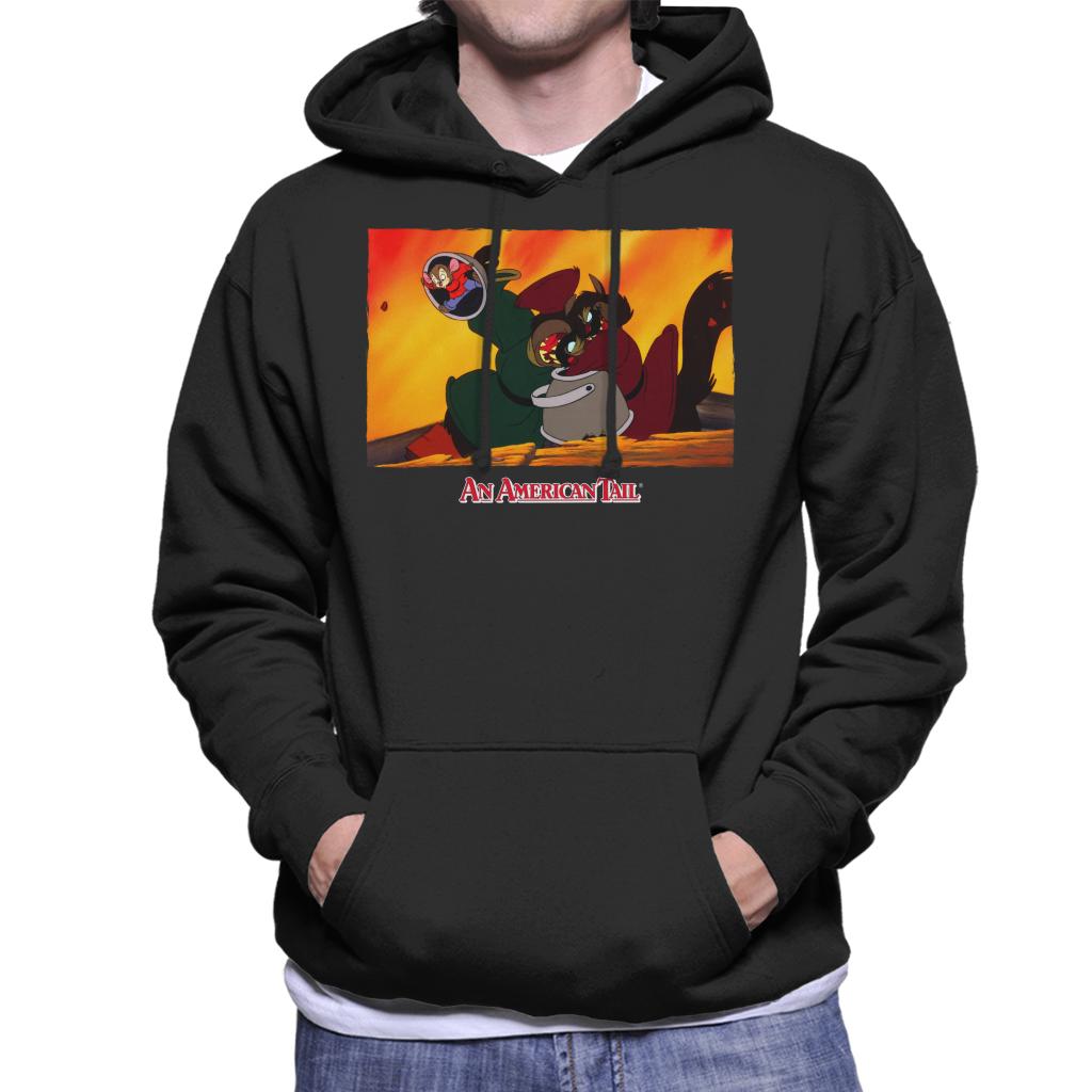 An American Tail Fievel Hides From Cossack Cats Men's Hooded Sweatshirt-ALL + EVERY