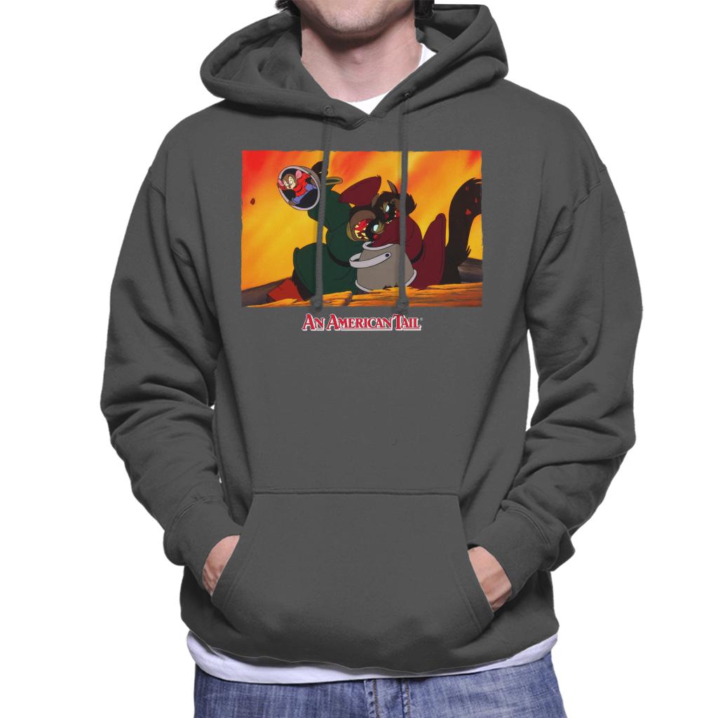 An American Tail Fievel Hides From Cossack Cats Men's Hooded Sweatshirt-ALL + EVERY