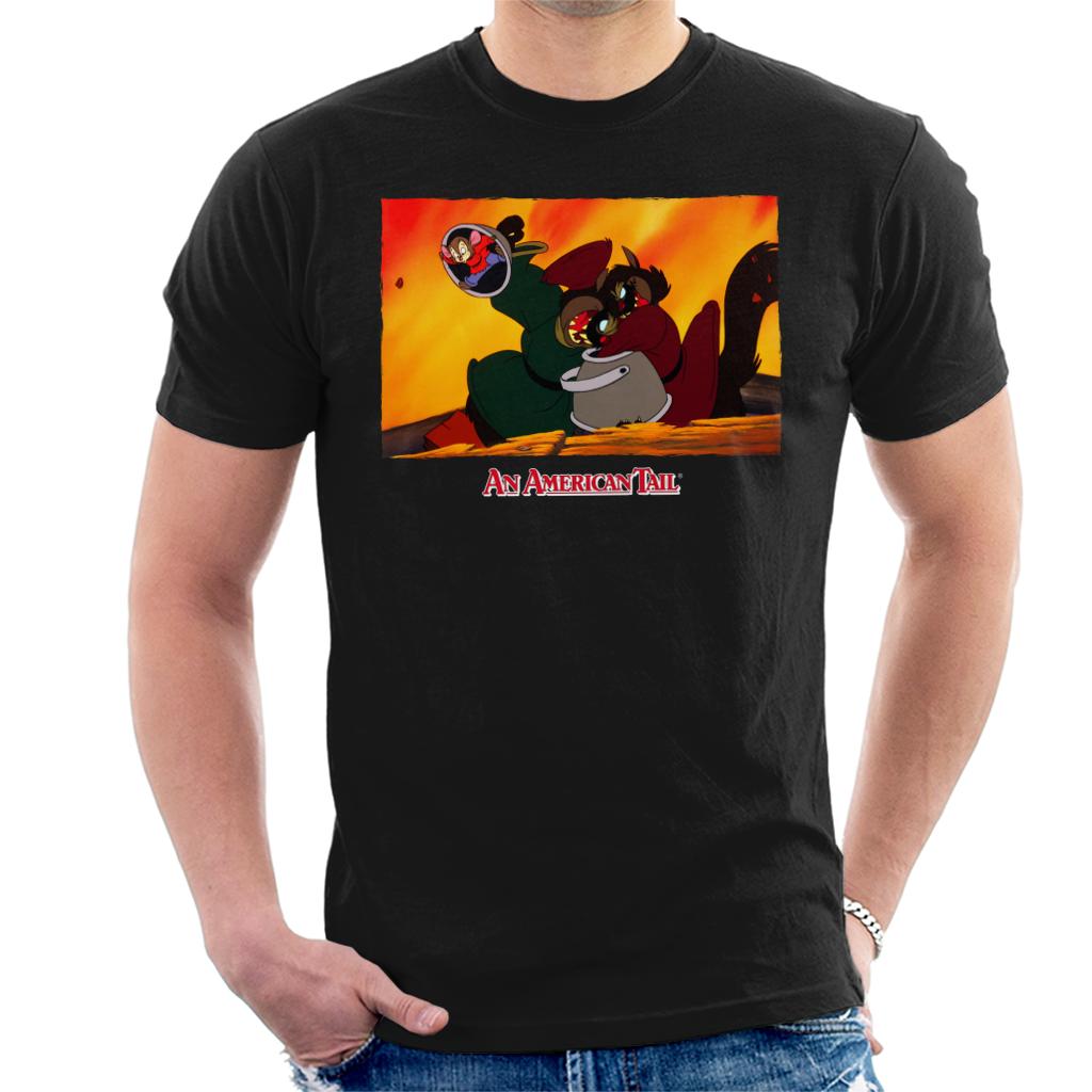 An American Tail Fievel Hides From Cossack Cats Men's T-Shirt-ALL + EVERY