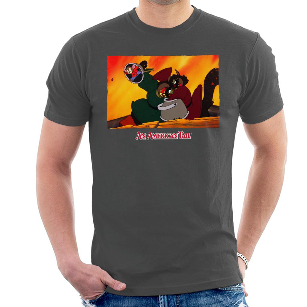 An American Tail Fievel Hides From Cossack Cats Men's T-Shirt-ALL + EVERY