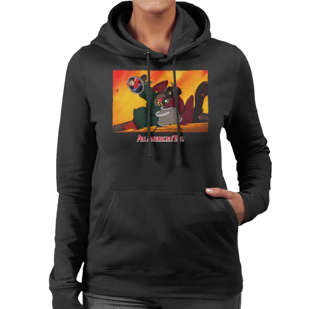 An American Tail Fievel Hides From Cossack Cats Women's Hooded Sweatshirt-ALL + EVERY