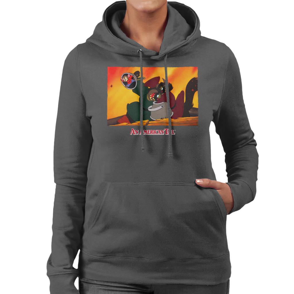 An American Tail Fievel Hides From Cossack Cats Women's Hooded Sweatshirt-ALL + EVERY