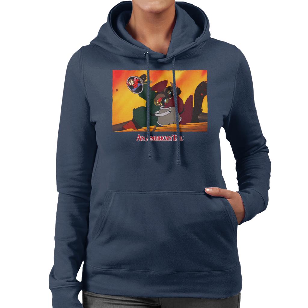 An American Tail Fievel Hides From Cossack Cats Women's Hooded Sweatshirt-ALL + EVERY