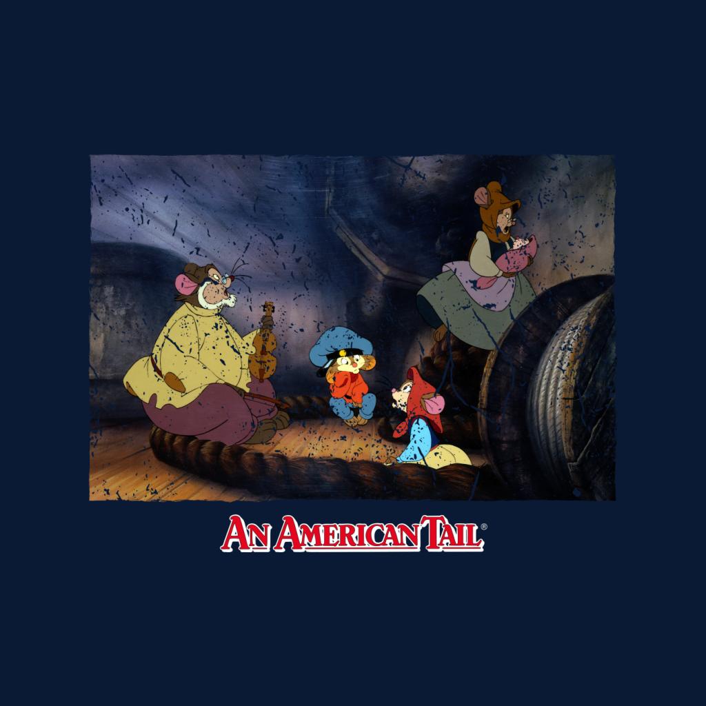 An American Tail Fievel And Family Men's T-Shirt-ALL + EVERY