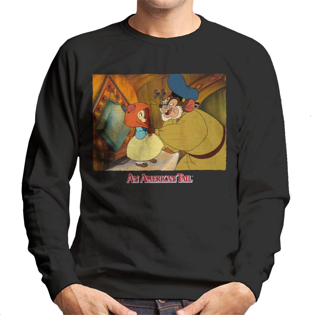 An American Tail Papa Holding Headscarf Men's Sweatshirt-ALL + EVERY