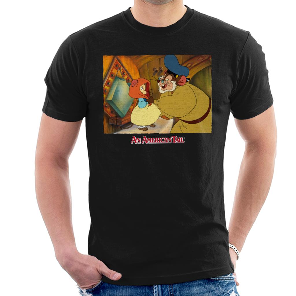 An American Tail Papa Holding Headscarf Men's T-Shirt-ALL + EVERY
