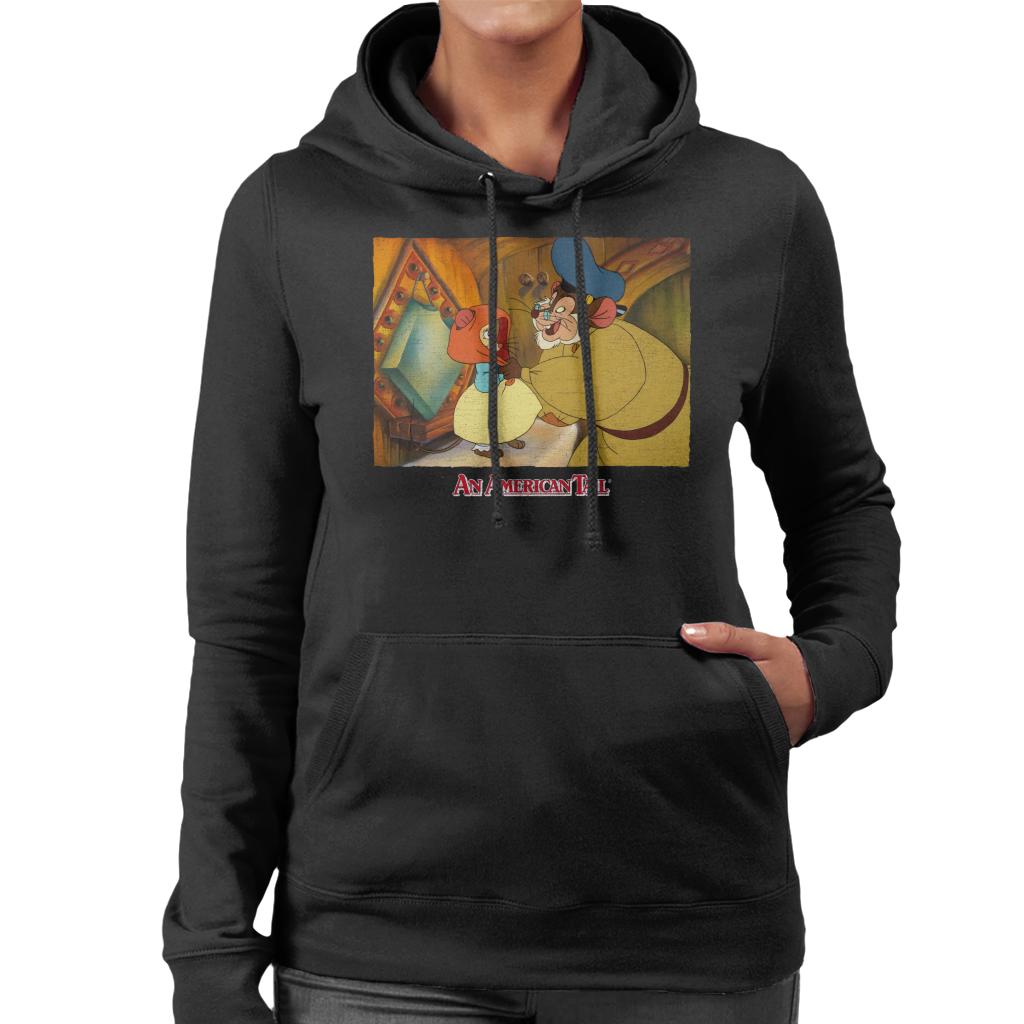 An American Tail Papa Holding Headscarf Women's Hooded Sweatshirt-ALL + EVERY