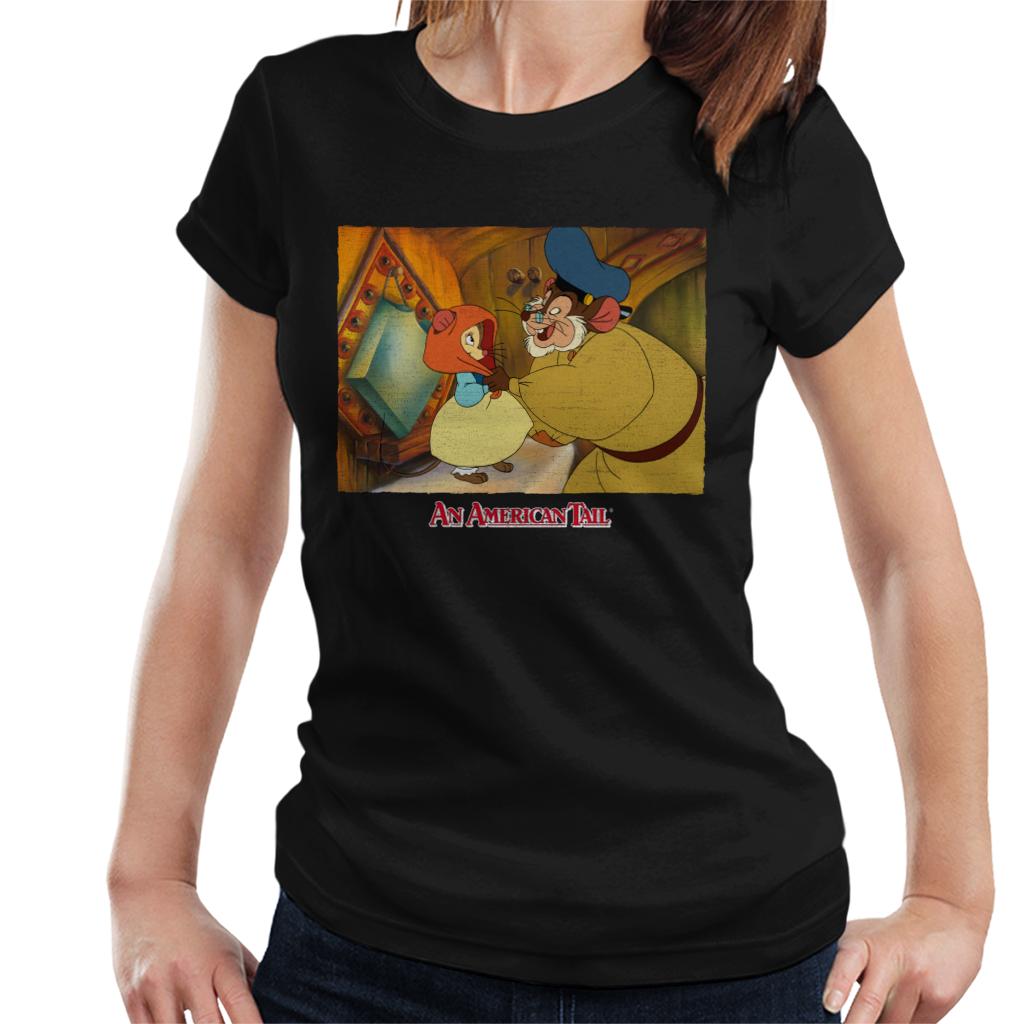 An American Tail Papa Holding Headscarf Women's T-Shirt-ALL + EVERY