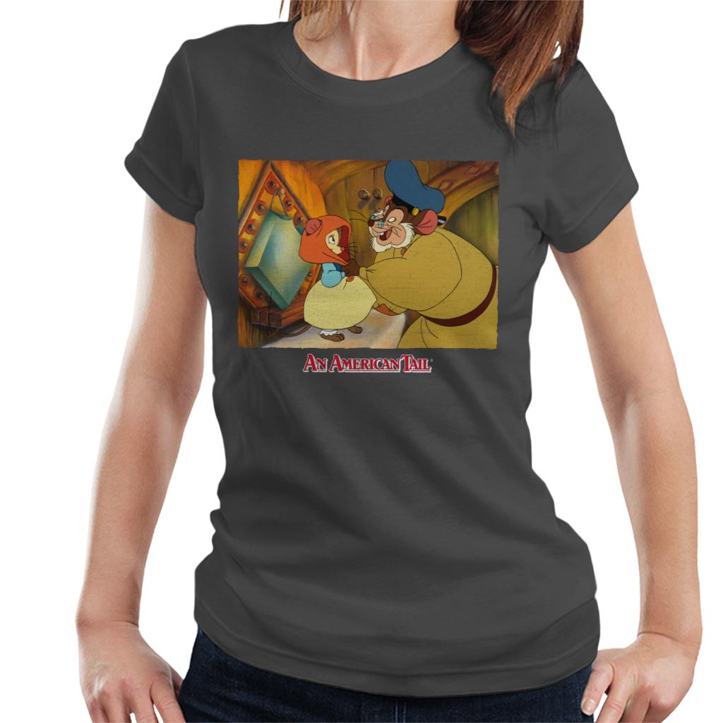 An American Tail Papa Holding Headscarf Women's T-Shirt-ALL + EVERY