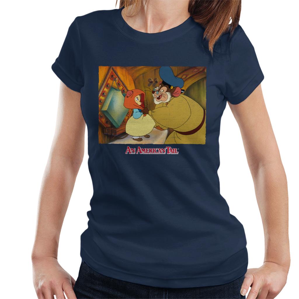 An American Tail Papa Holding Headscarf Women's T-Shirt-ALL + EVERY