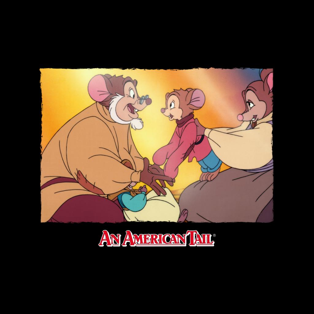 An American Tail Papa And Fievel Embrace Men's T-Shirt-ALL + EVERY