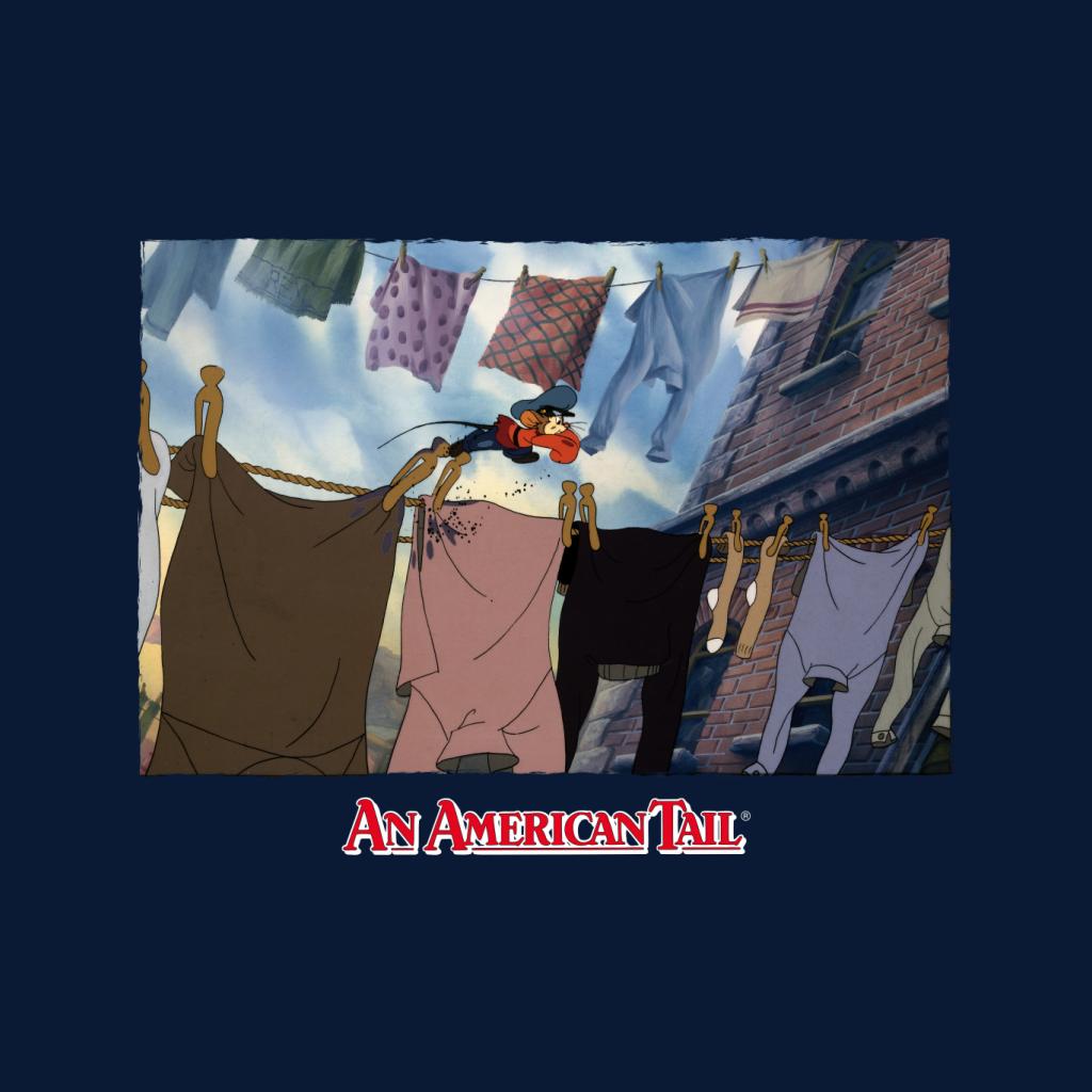 An American Tail Fievel Running On Rope Men's T-Shirt-ALL + EVERY