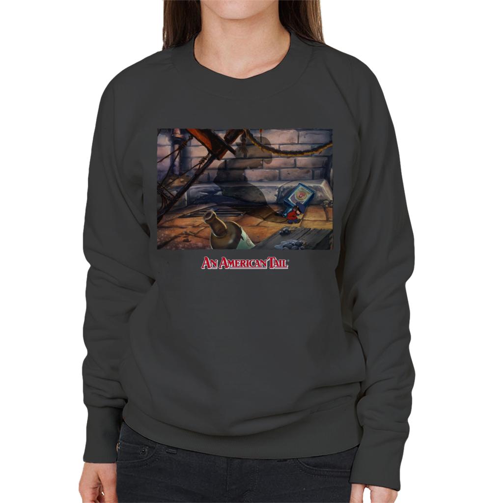 An American Tail Fievels Shadow Women's Sweatshirt-ALL + EVERY