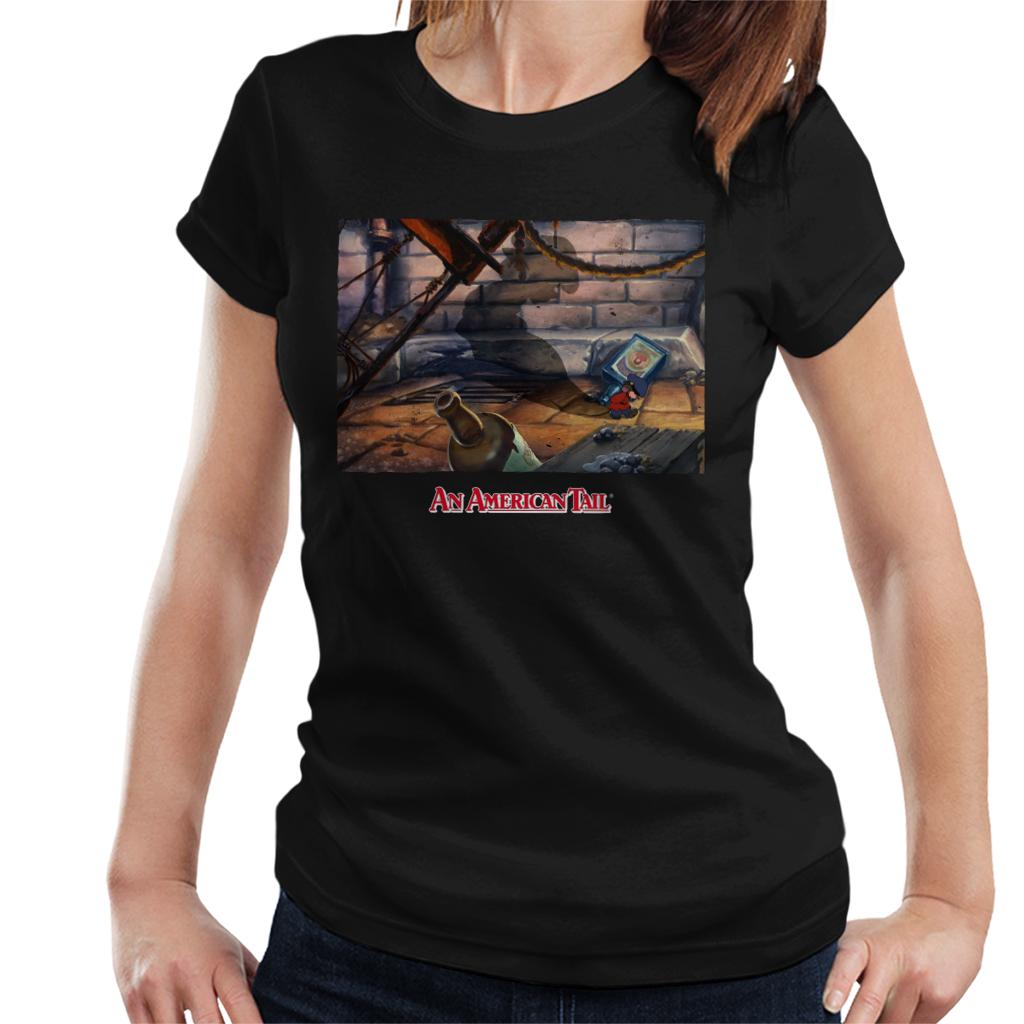 An American Tail Fievels Shadow Women's T-Shirt-ALL + EVERY