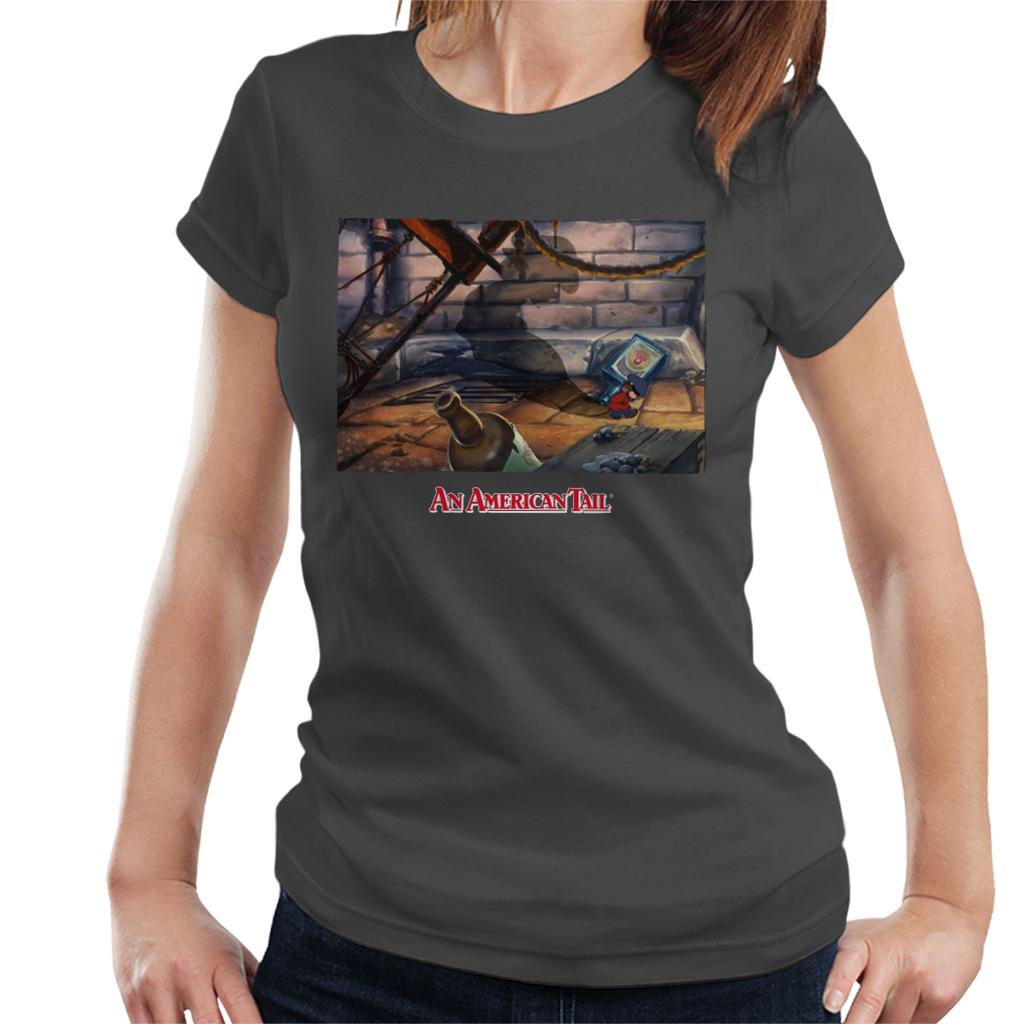 An American Tail Fievels Shadow Women's T-Shirt-ALL + EVERY