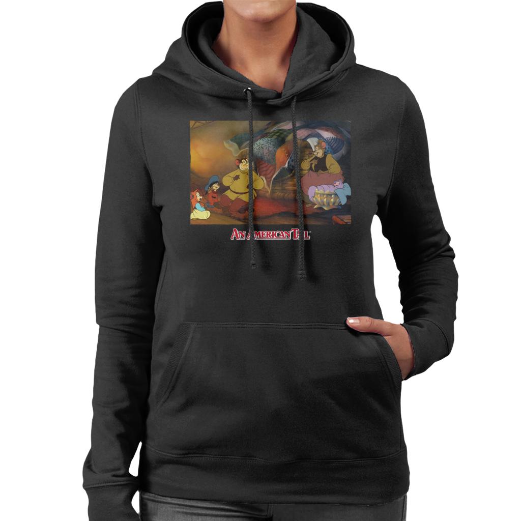 An American Tail Papa Tells A Story Women's Hooded Sweatshirt-ALL + EVERY