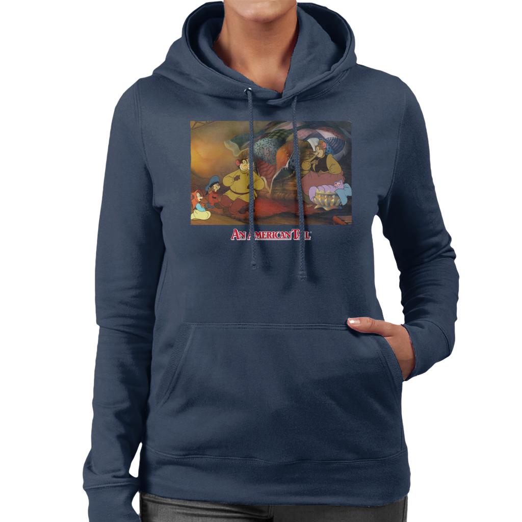 An American Tail Papa Tells A Story Women's Hooded Sweatshirt-ALL + EVERY