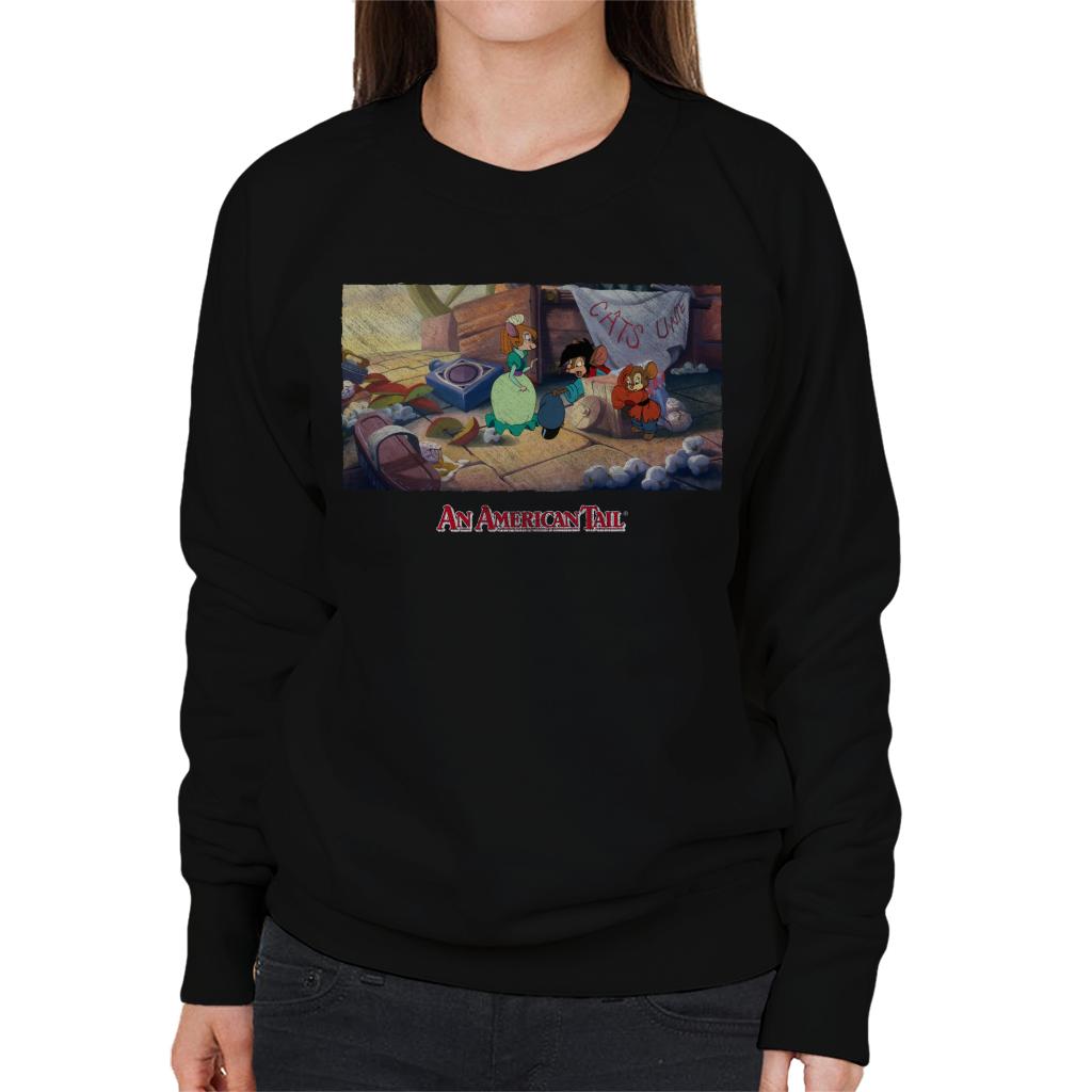 An American Tail Bridget Gives Fievel A Home Women's Sweatshirt-ALL + EVERY