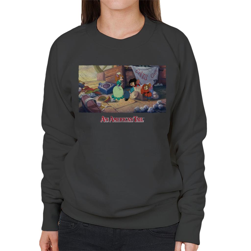 An American Tail Bridget Gives Fievel A Home Women's Sweatshirt-ALL + EVERY