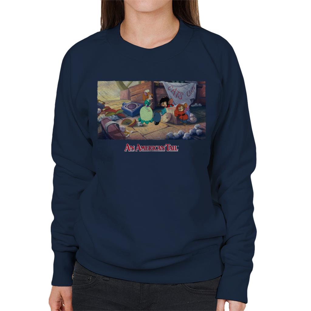 An American Tail Bridget Gives Fievel A Home Women's Sweatshirt-ALL + EVERY