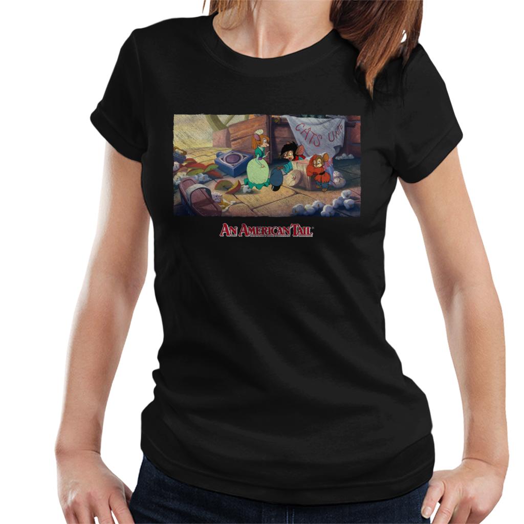 An American Tail Bridget Gives Fievel A Home Women's T-Shirt-ALL + EVERY