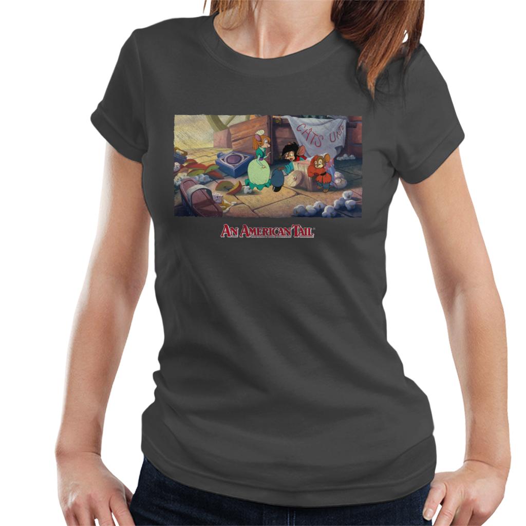 An American Tail Bridget Gives Fievel A Home Women's T-Shirt-ALL + EVERY