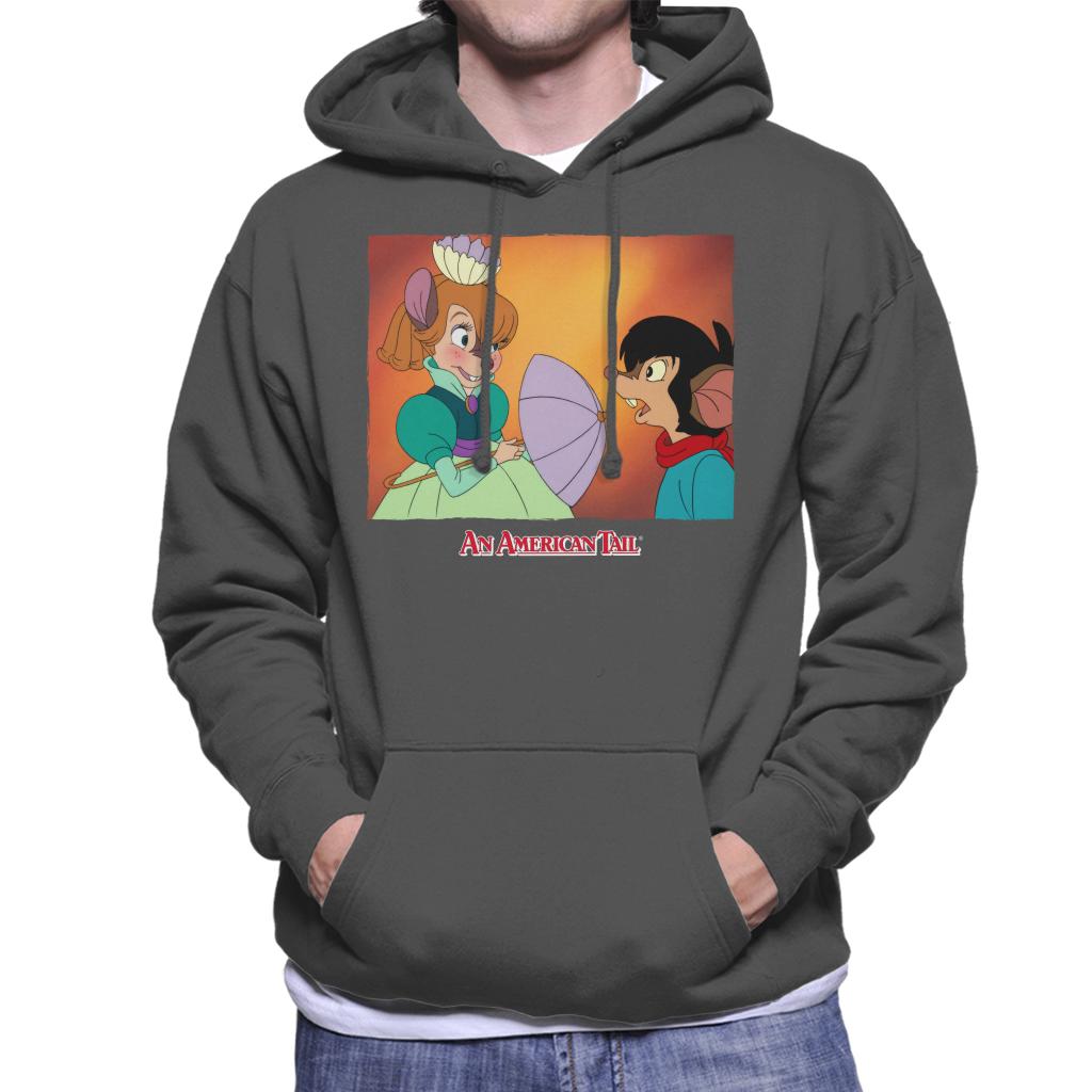 An American Tail Bridget Blushing Men's Hooded Sweatshirt-ALL + EVERY