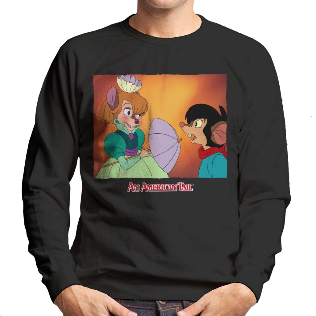 An American Tail Bridget Blushing Men's Sweatshirt-ALL + EVERY