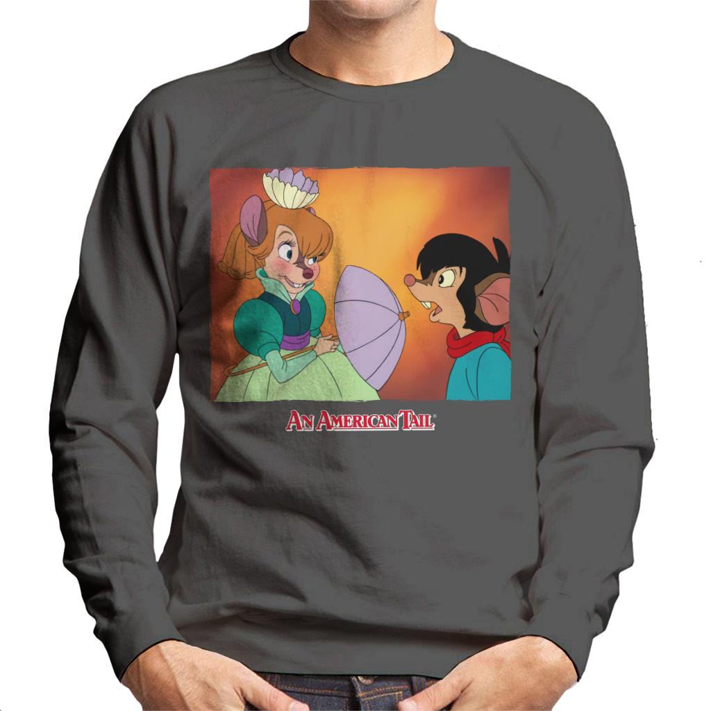 An American Tail Bridget Blushing Men's Sweatshirt-ALL + EVERY