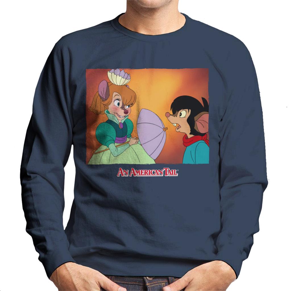 An American Tail Bridget Blushing Men's Sweatshirt-ALL + EVERY