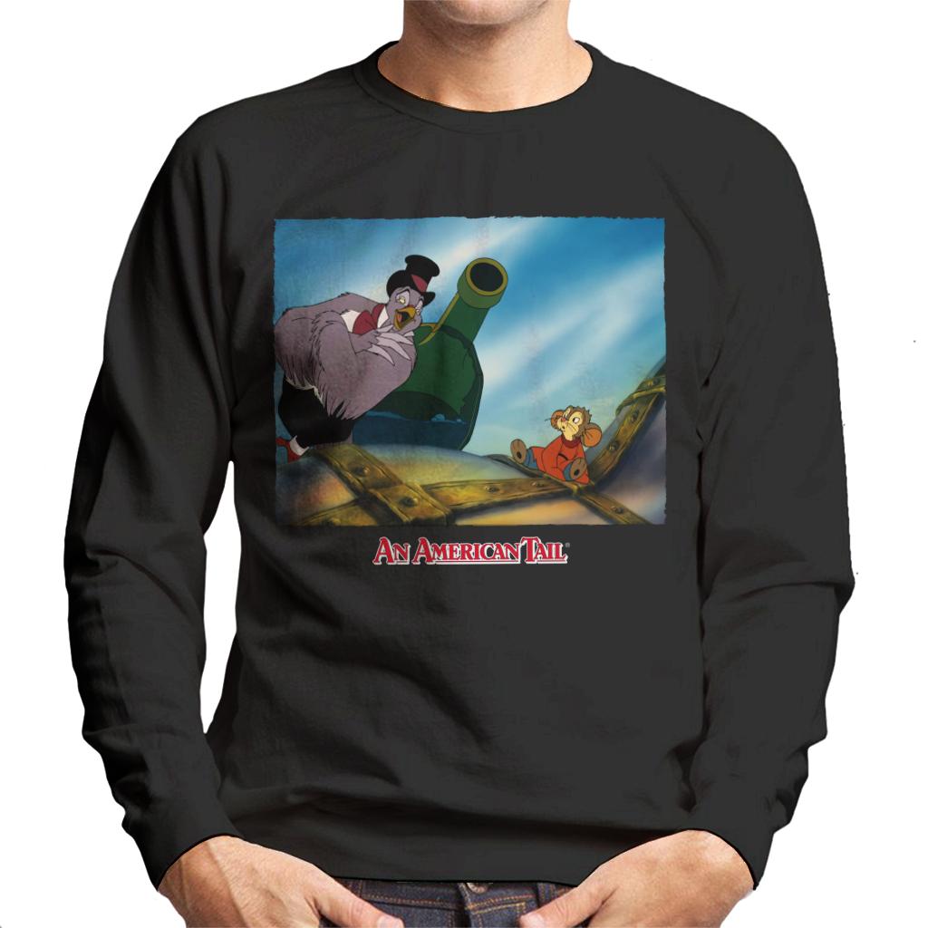 An American Tail Henri Give Fievel Hope Men's Sweatshirt-ALL + EVERY