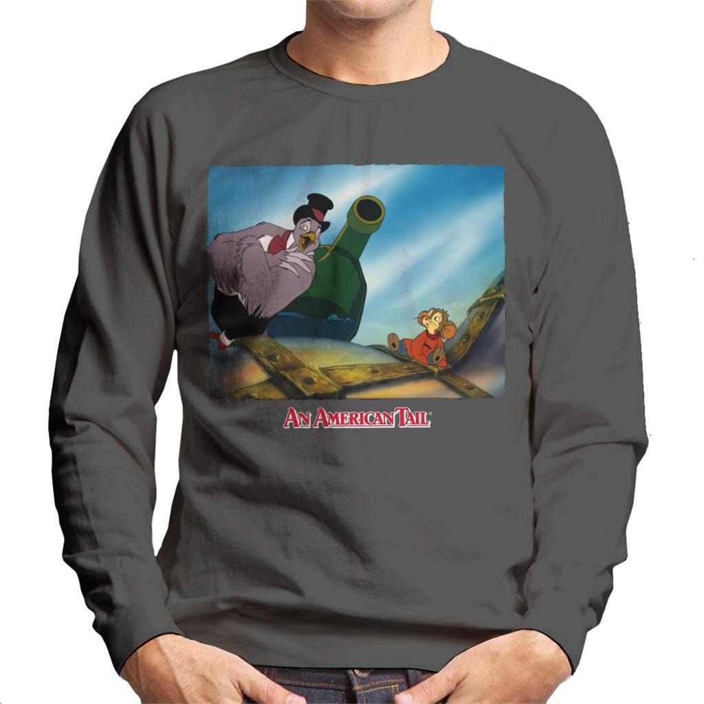 An American Tail Henri Give Fievel Hope Men's Sweatshirt-ALL + EVERY