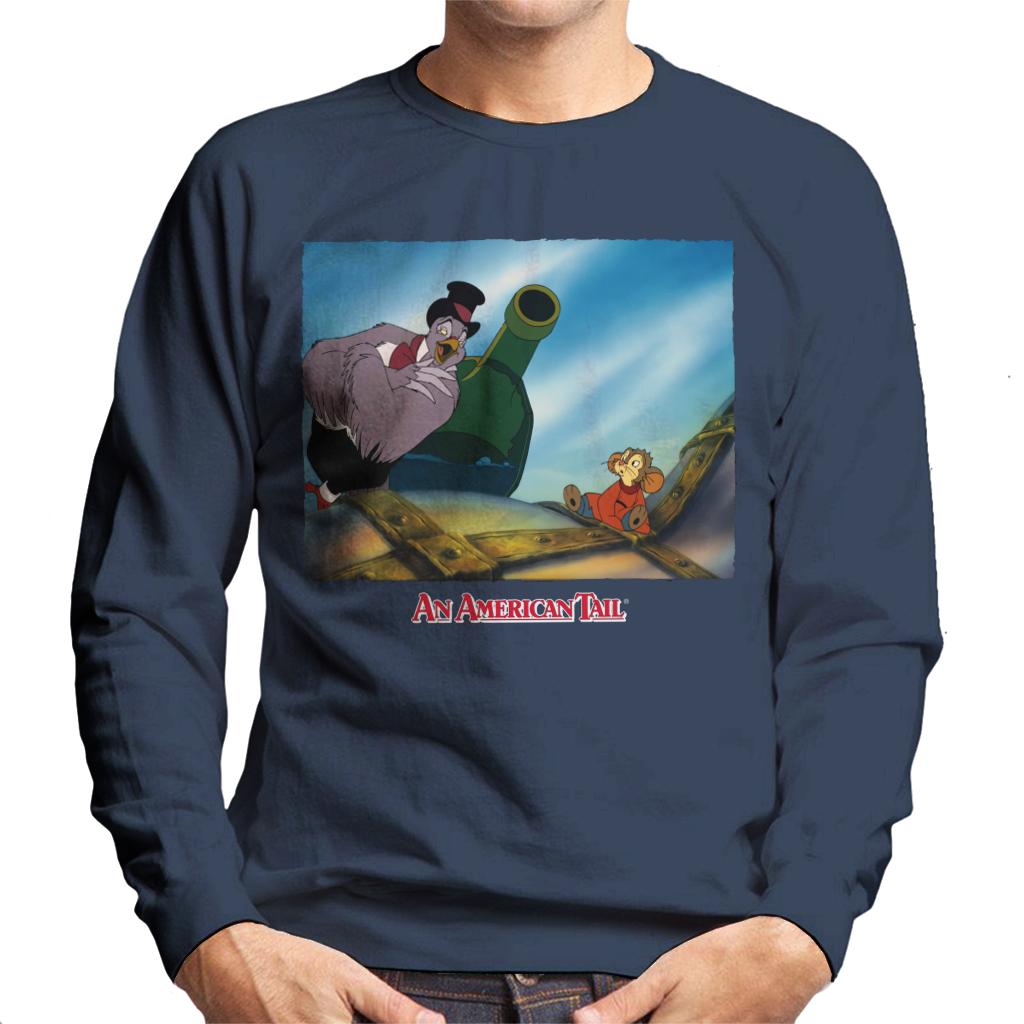 An American Tail Henri Give Fievel Hope Men's Sweatshirt-ALL + EVERY