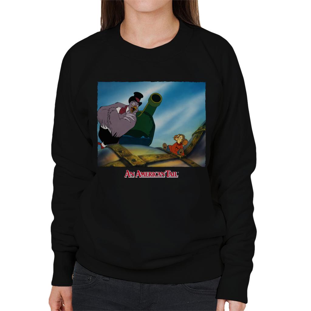 An American Tail Henri Give Fievel Hope Women's Sweatshirt-ALL + EVERY