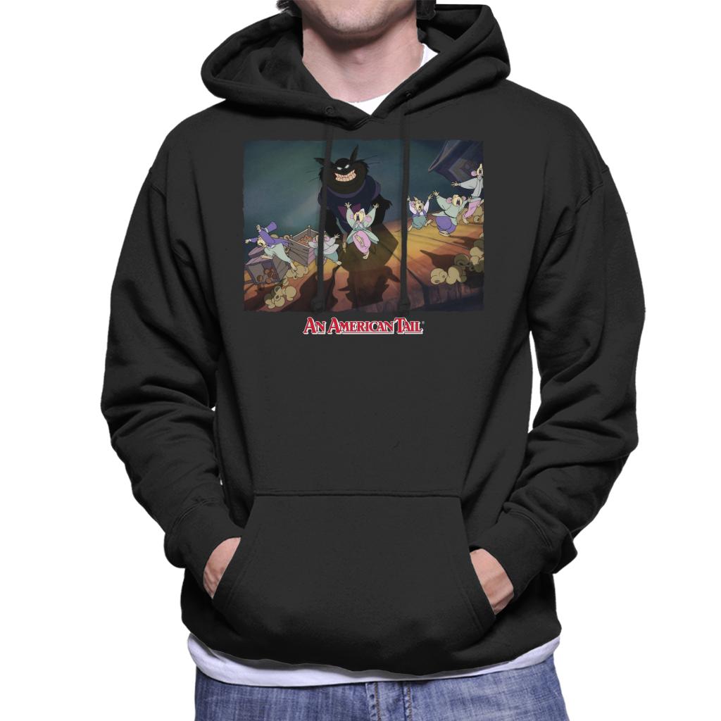 An American Tail Cossack Cats Looming Men's Hooded Sweatshirt-ALL + EVERY