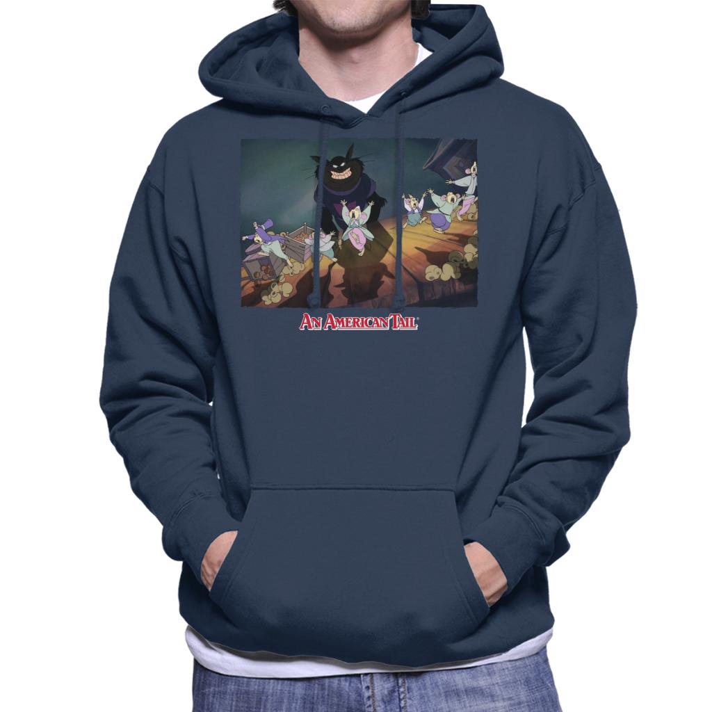 An American Tail Cossack Cats Looming Men's Hooded Sweatshirt-ALL + EVERY