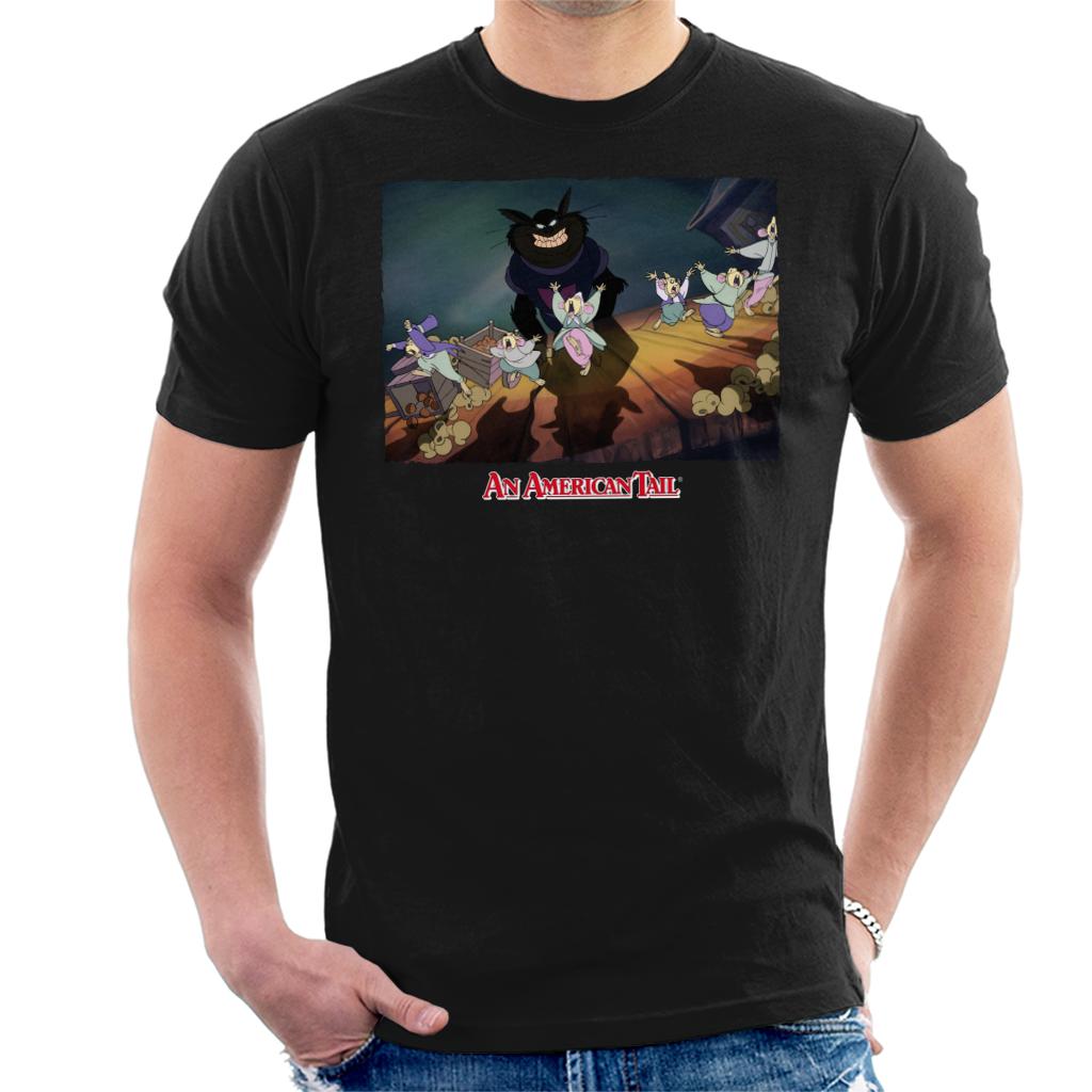 An American Tail Cossack Cats Looming Men's T-Shirt-ALL + EVERY