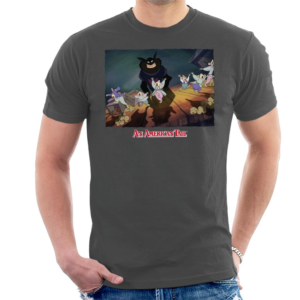 An American Tail Cossack Cats Looming Men's T-Shirt-ALL + EVERY