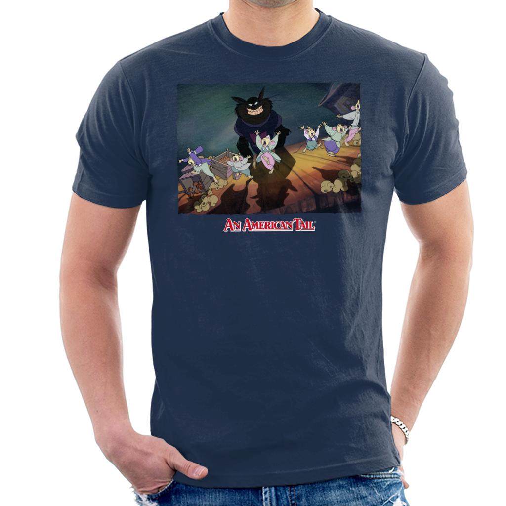 An American Tail Cossack Cats Looming Men's T-Shirt-ALL + EVERY